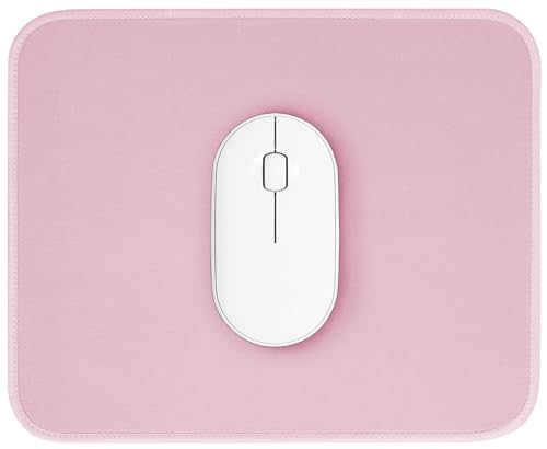 Minimalist Pink Mouse Pad, Nice and Cute Mouse Pad, Splash-Proof for Daily Use