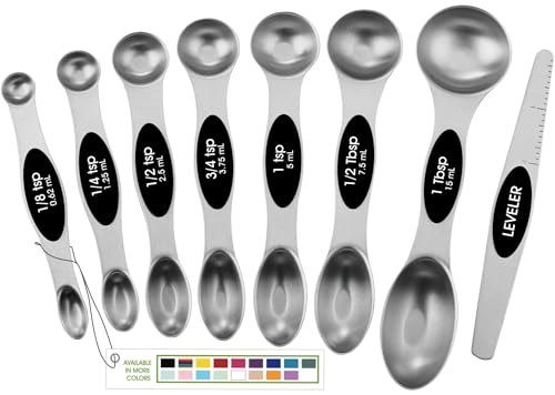 refined Spring Chef Stainless Steel Magnetic Measuring Spoons
