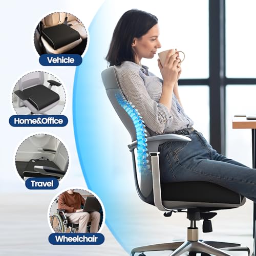 Classic SweetSlubr Seat Cushion for Tailbone Pain Relief, Office Essentials