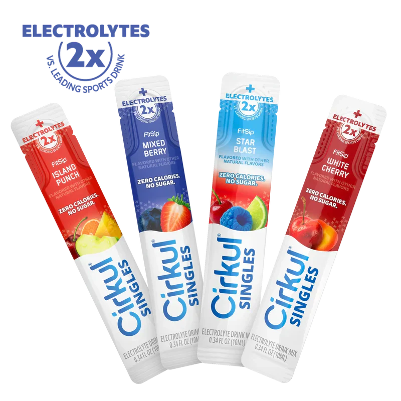 Vitamin-Infused 16-Pack  Singles FitSip Bundle J8XB - Zero-Calorie Multi-Flavor Sip Pods for Water Bottle - Default Title