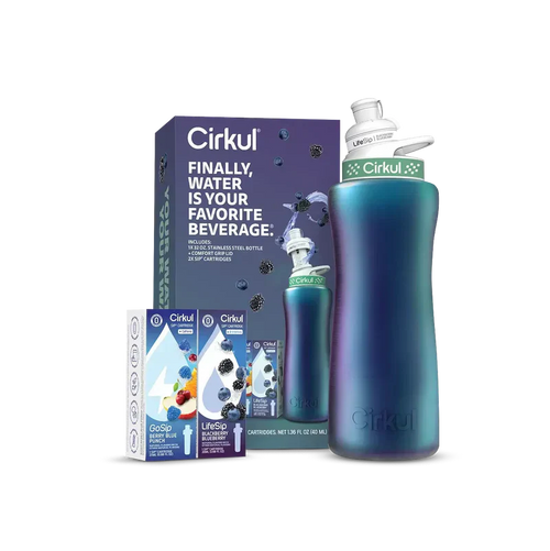 Fun Food Fidget 32oz. Chameleon Stainless Steel Bottle Starter Kit 95KR - Playful Star & Heart Shaped Geometric NeeDoh - Default Title