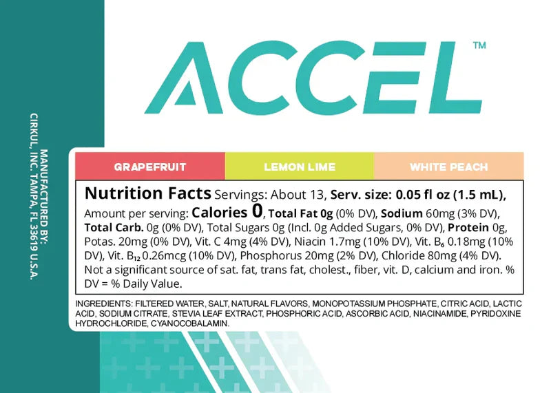 Refreshing Electrolyte Accel 6-Pack Variety Pack IZ9I - Electrolyte Hydration Enhanced Taste Cartridges Detail
