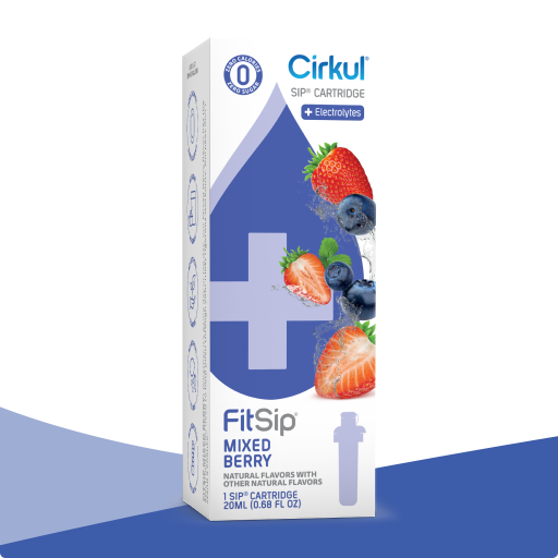 Refreshing Electrolyte FitSip Mixed Berry EWZJ - Sugar-Free Fruit Flavor Cartridge Refill - Default Title