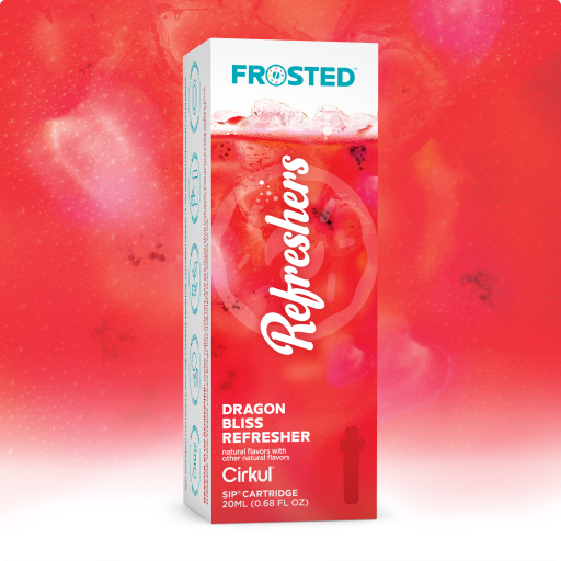 Vitamin-Infused Frosted Dragon Bliss Refresher 3YSL - Electrolyte Hydration Enhanced Taste Cartridges - Default Title