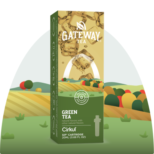 Zero-Calorie Gateway Green Tea P45Z - Zero-Calorie Multi-Flavor Sip Pods for Water Bottle - Default Title