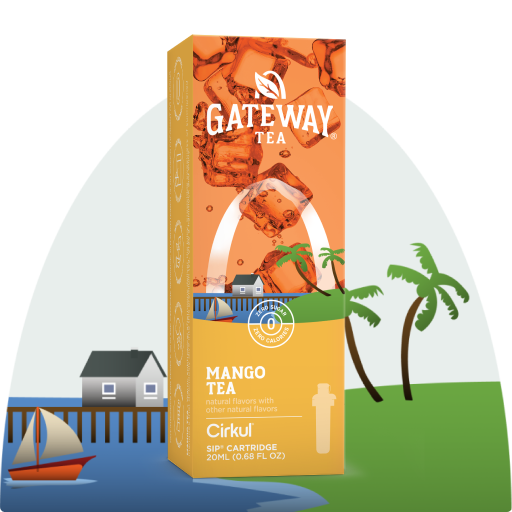 Vitamin-Infused Gateway Mango Tea AQB7 - Vitamin-Infused Natural Refreshing Flavor Core - Default Title