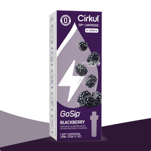 Natural Fruit Flavored GoSip Blackberry EPWS - Zero-Calorie Multi-Flavor Sip Pods for Water Bottle - Default Title