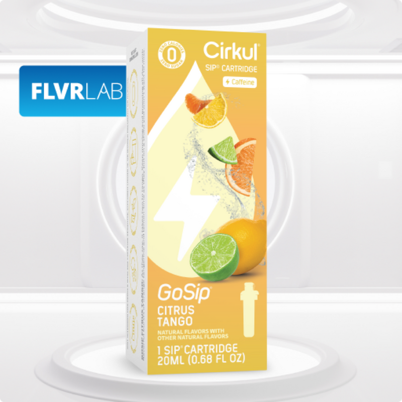 Vitamin-Infused GoSip Citrus Tango NOZA - Zero-Calorie Multi-Flavor Sip Pods for Water Bottle - Default Title