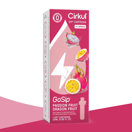 Natural Fruit Flavored GoSip Passion Fruit Dragon Fruit CWFH - Electrolyte Hydration Enhanced Taste Cartridges - Default Title