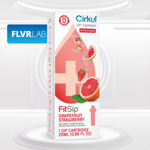 Natural Fruit Flavored FitSip Grapefruit Strawberry QAST - Vitamin-Infused Natural Refreshing Flavor Core - Default Title