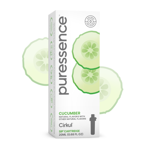 Refreshing Electrolyte Puressence Cucumber (Unsweetened) 5WHH - Zero-Calorie Multi-Flavor Sip Pods for Water Bottle - Default Title