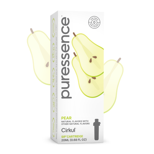 Natural Fruit Flavored Puressence Pear (Unsweetened) QE9E - Vitamin-Infused Natural Refreshing Flavor Core - Default Title