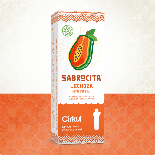 Zero-Calorie Sabrocita Papaya KA8O - Sugar-Free Fruit Flavor Cartridge Refill - Default Title