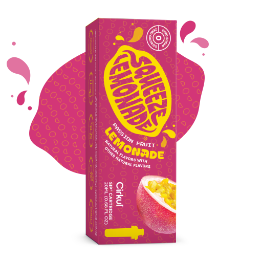 Natural Fruit Flavored Squeeze Passion Fruit Lemonade 2Z80 - Vitamin-Infused Natural Refreshing Flavor Core - Default Title